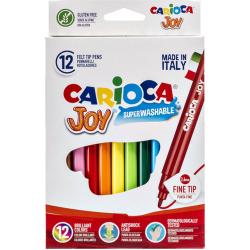 Viltstiften Carioca Joy set à 12 kleuren | 48 stuks